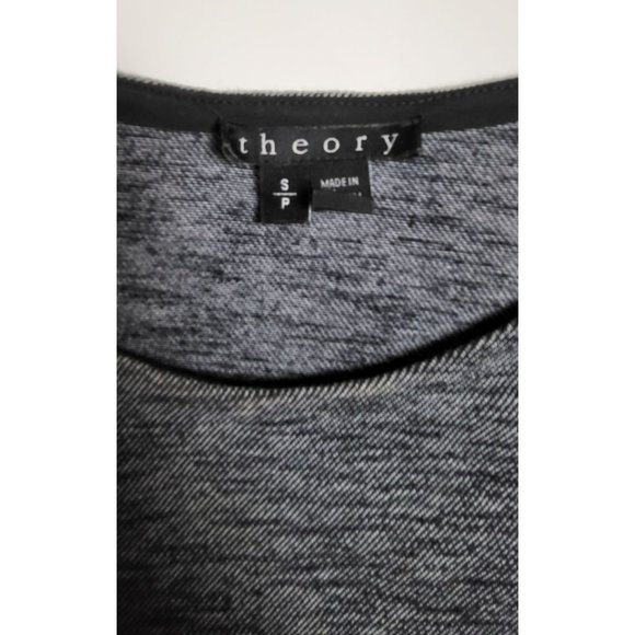 Theory Black Gray Sleeveless Pockets Tank Top Size Small - Picture 8 of 8